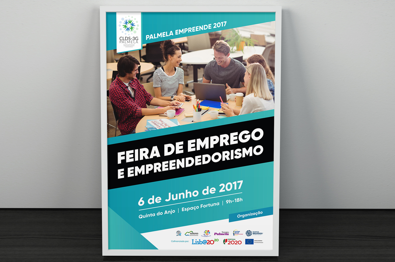 Cartaz Feira do Emprego e Empreendedorismo