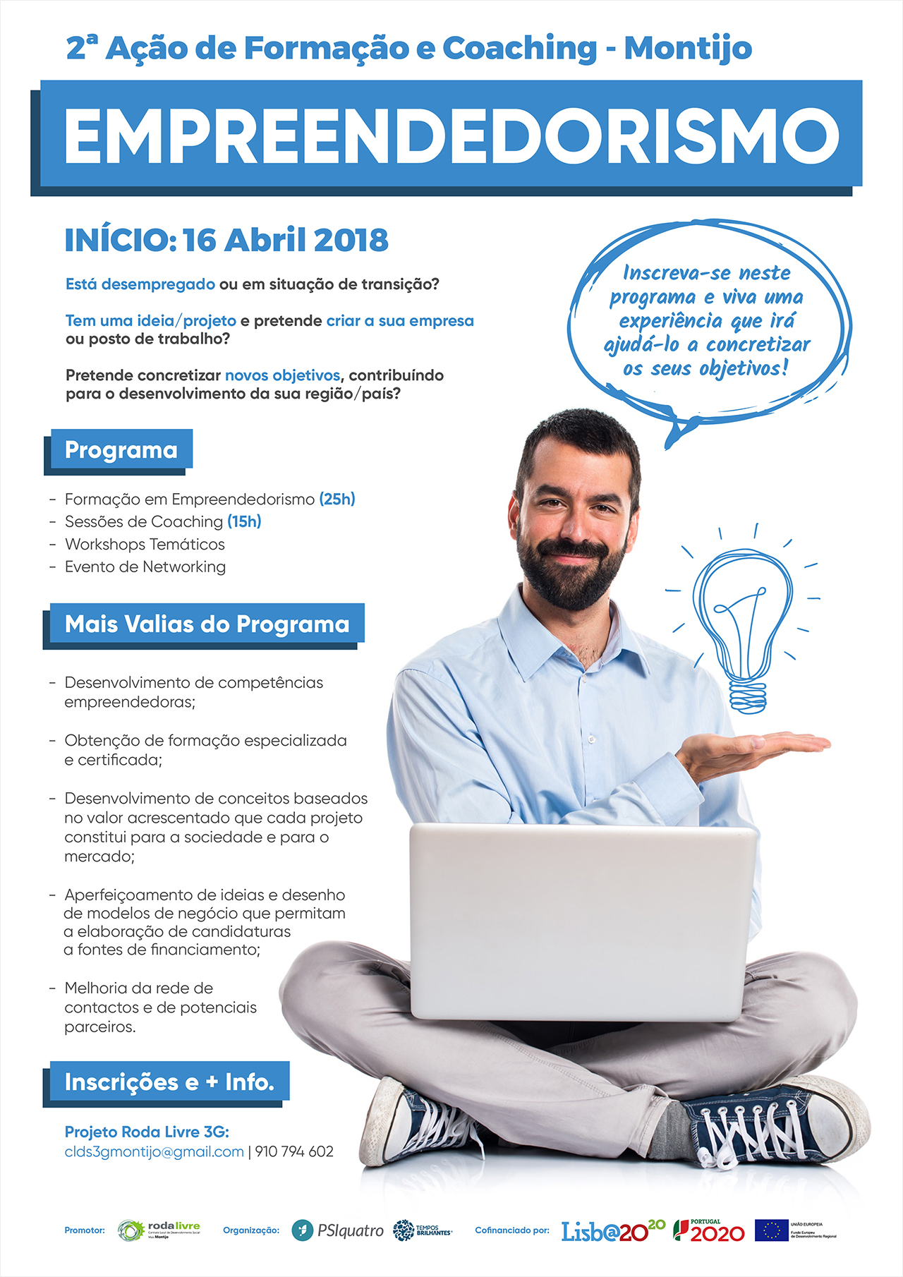 Cartaz 2ª Ação Formação em Empreendedorismo