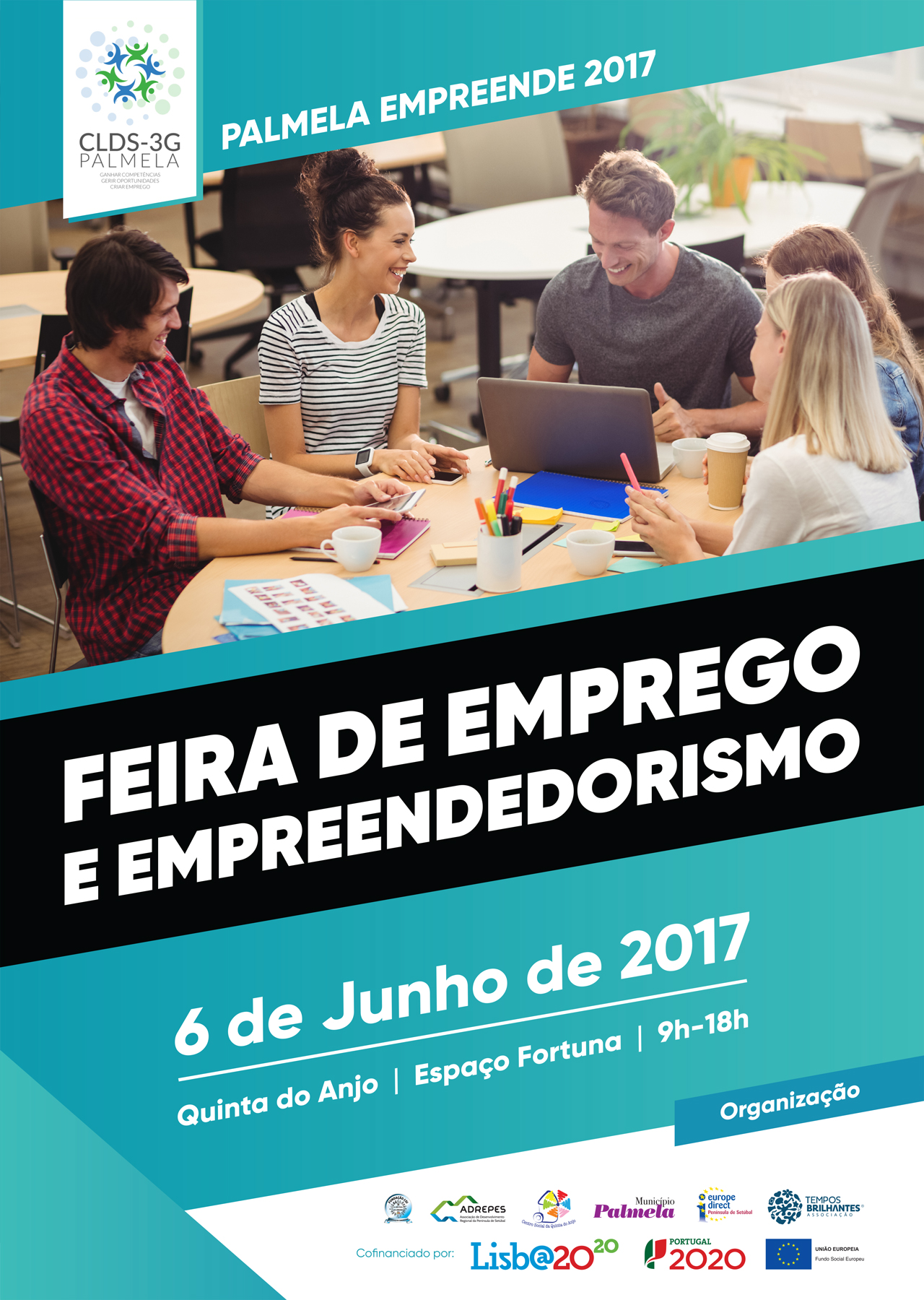 Cartaz Feira do Emprego e Empreendedorismo