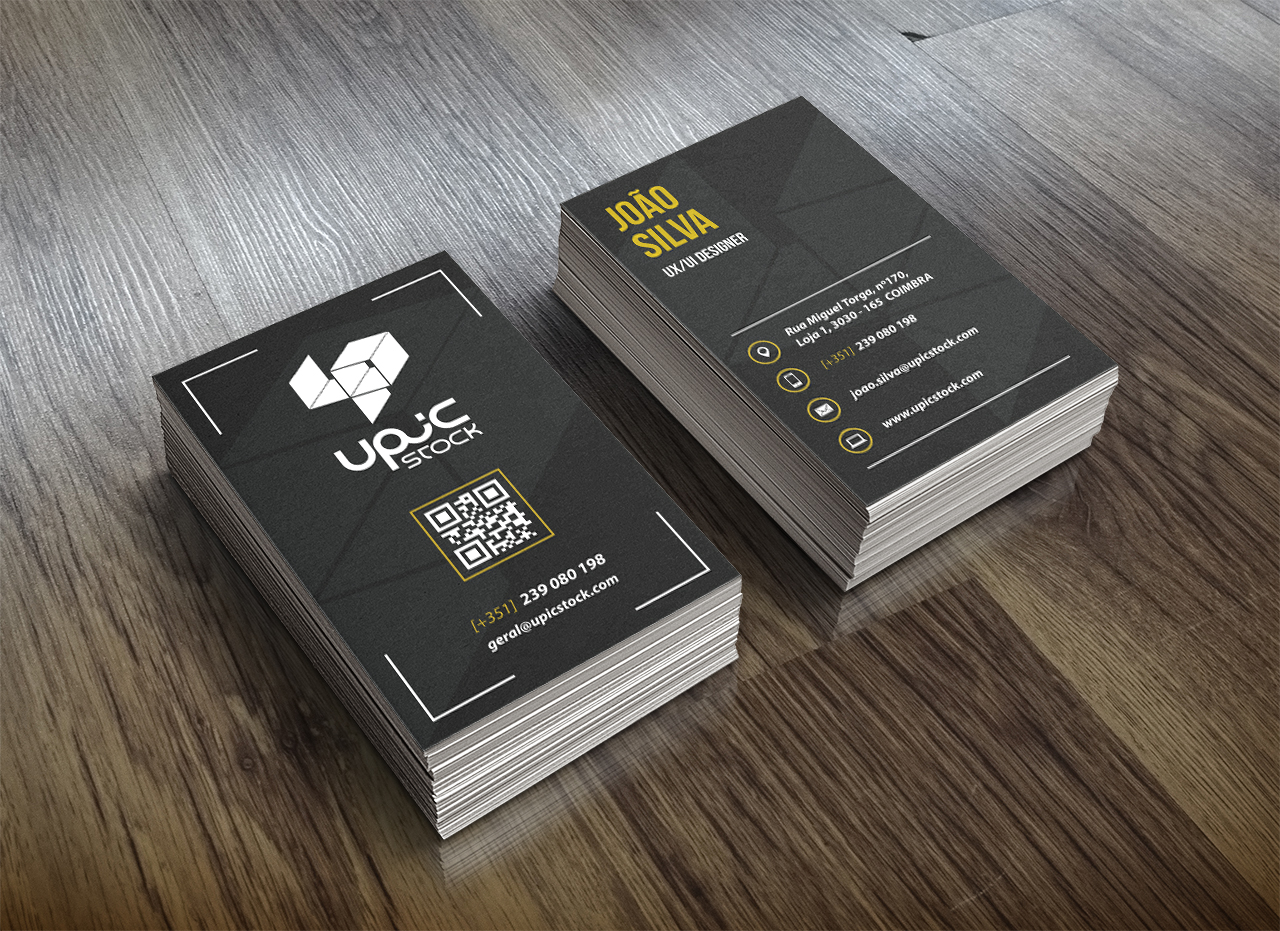 Cartão de Visita Upicstock