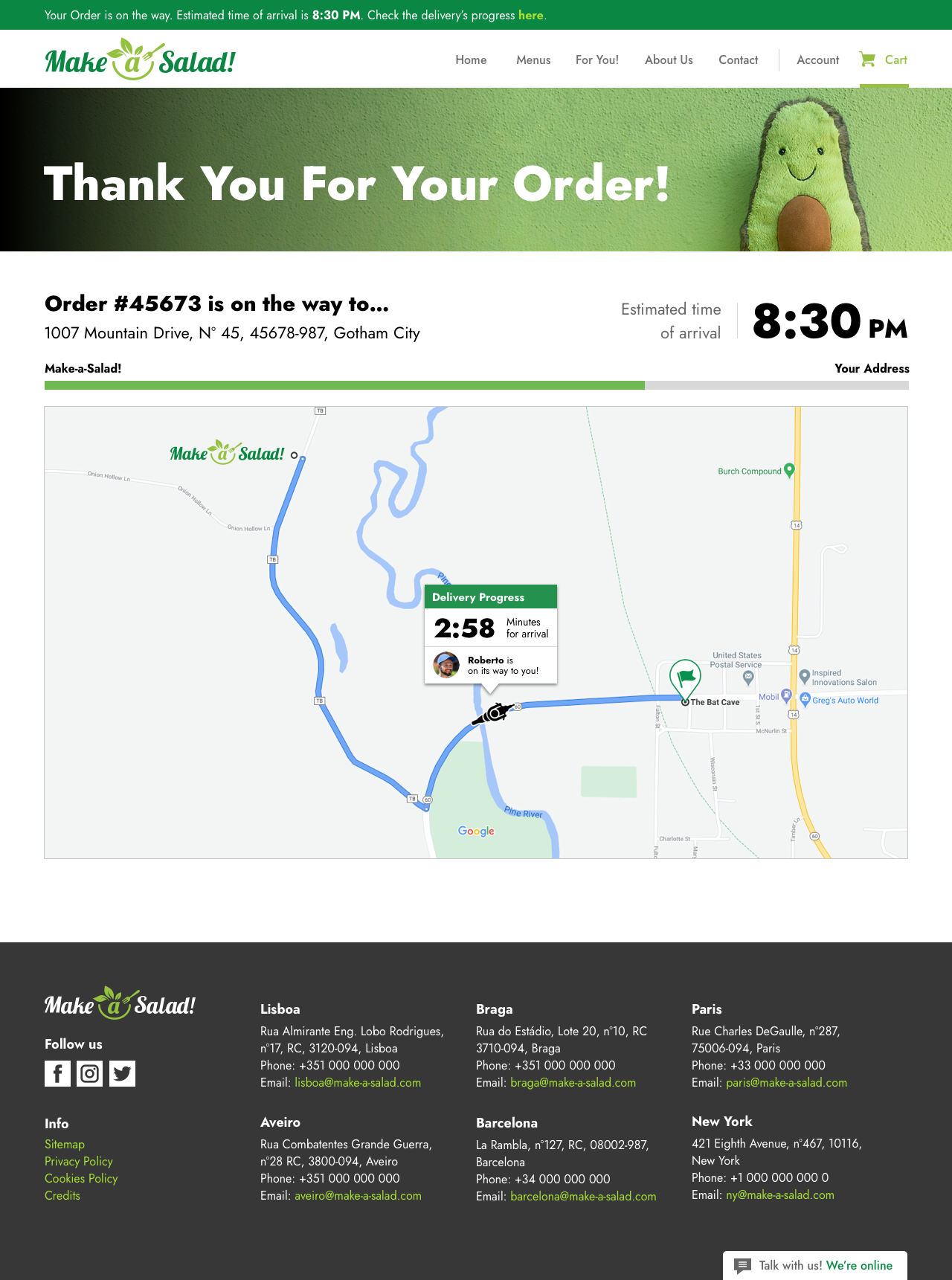 Make a Salad - Thank You