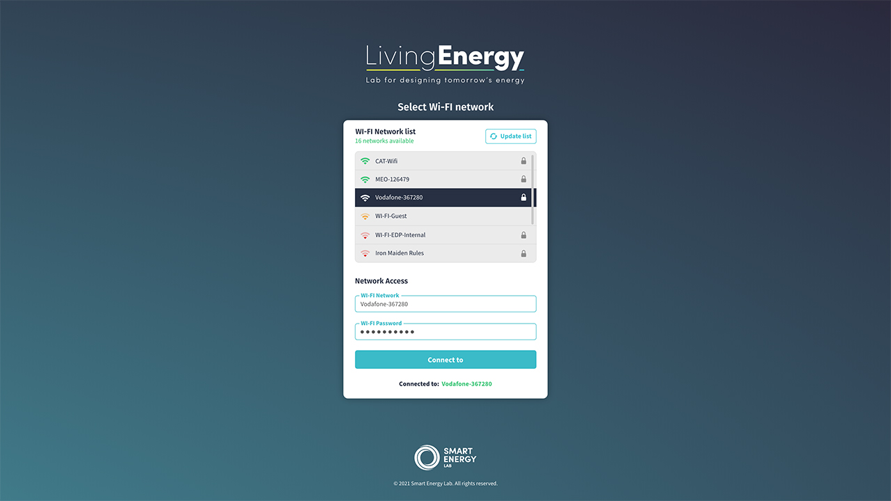 Living Energy - Wi-Fi Connect
